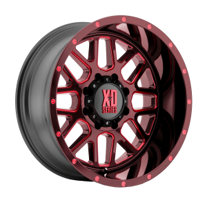 XD SERIES® – XD820 GRENADE Satin Black Milled with Red Clear Coat