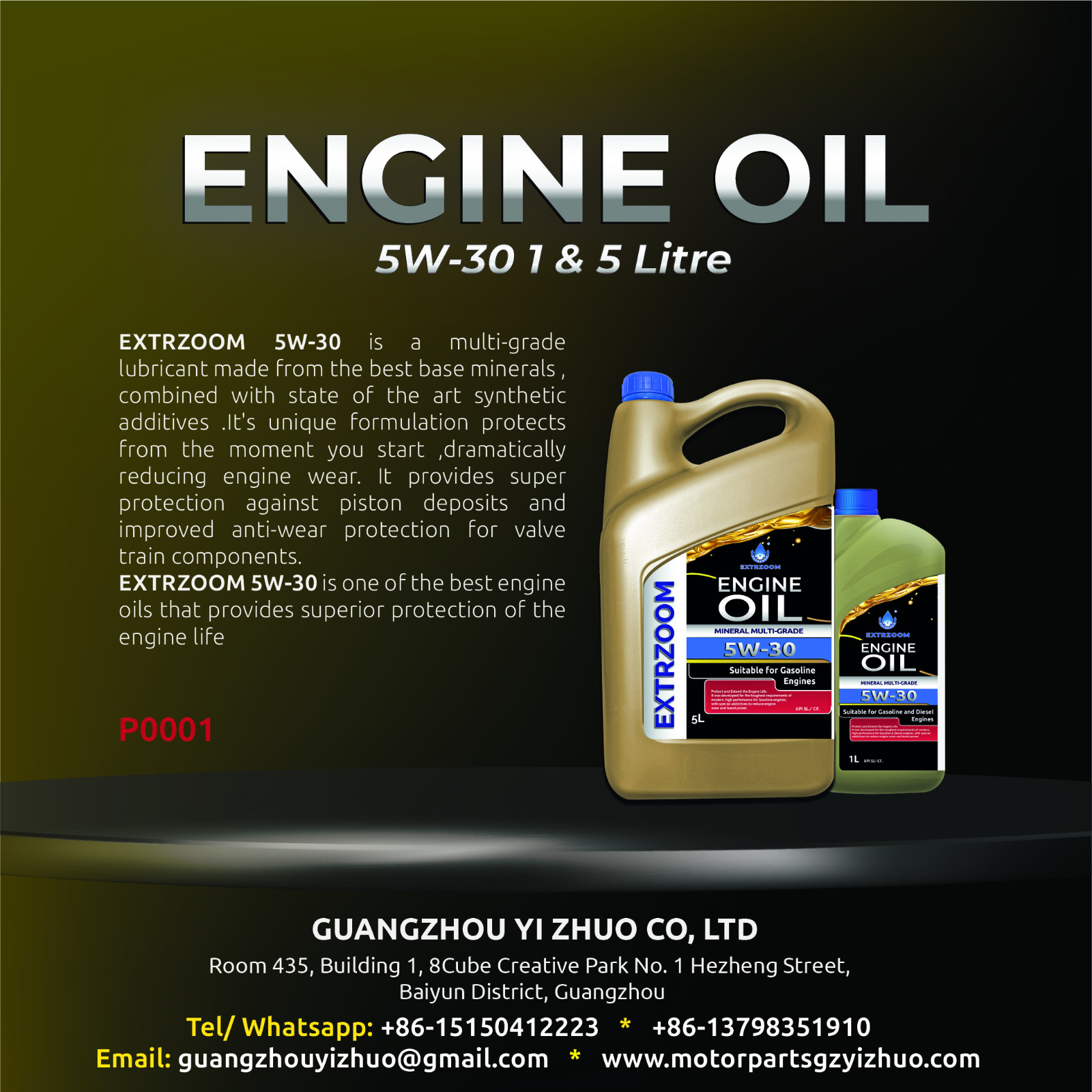EXTRZOOM ENGINE OIL 5W-30