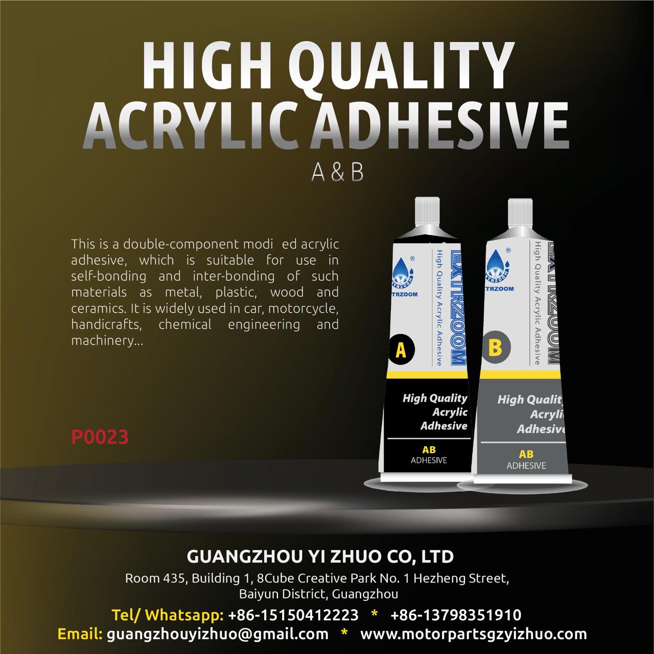 Extrzoom High Quality Acrylic Adhesive (A & B)