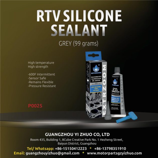 RTV Silicone Sealant – High-Temperature, High-Strength (Grey, 99g)