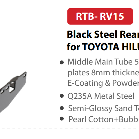 black-steel-rear-tow-bar-for-toyota-hilux-revo-2015-2025