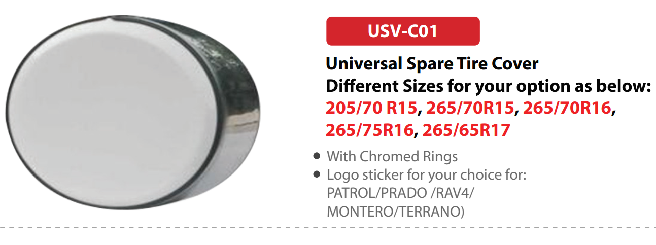 USV-C01 | Universal Spare Tire Cover