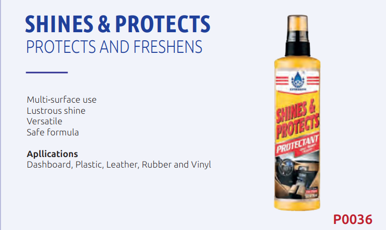 SHINES & PROTECTS | PROTECTS AND FRESHENS