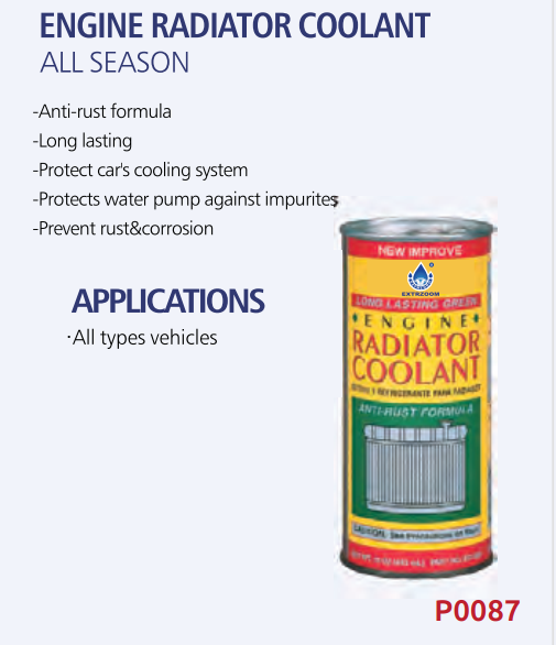 ENGINE RADIATOR COOLANT