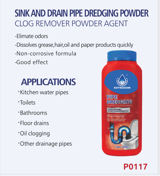 SINK AND DRAIN PIPE DREDGING POWDER