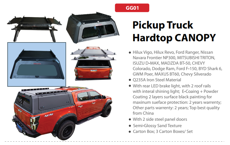 Pickup Truck Hardtop CANOPY