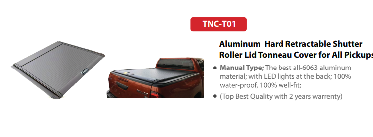 TNC-T01 | Aluminum Hard Retractable Shutter